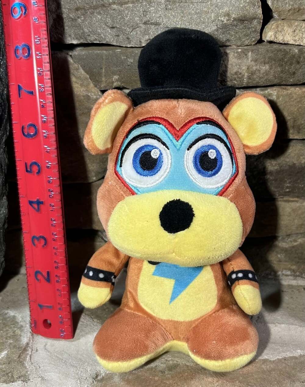 Five Nights at Freddys Glamrock Freddy Plush Security Breach FNAF